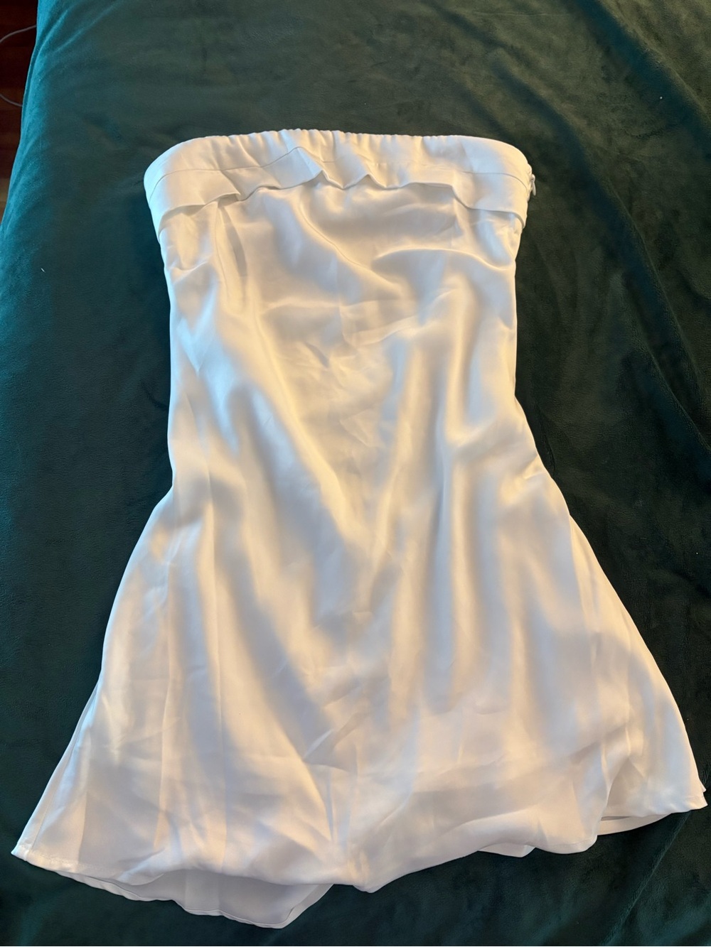 Princess Polly Strapless White Mini Dress